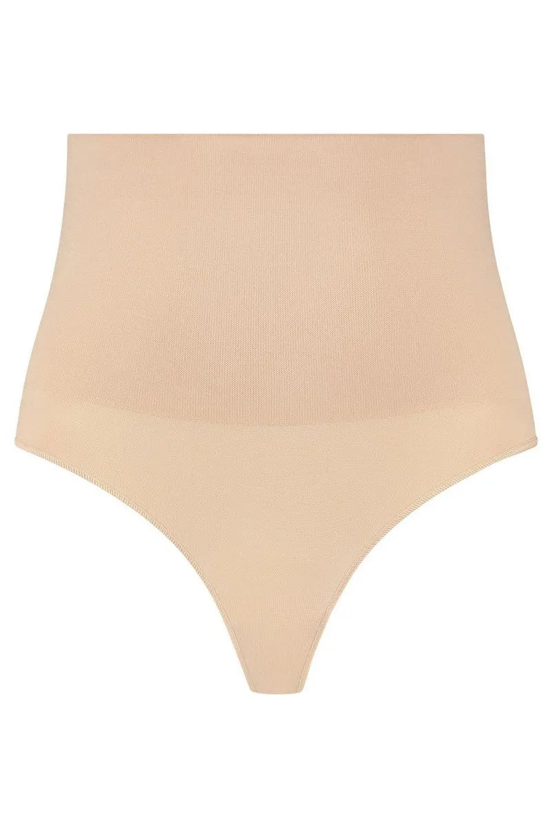 String taille haute sans couture beige - LUXURY ALLEY dessous