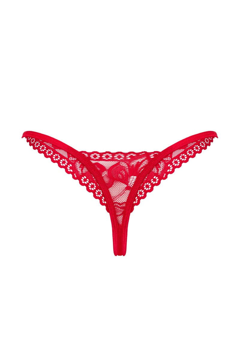 String rouge Lacelove par Obsessive