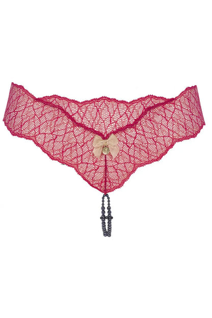 String Sydney Dark double rouge par Bracli