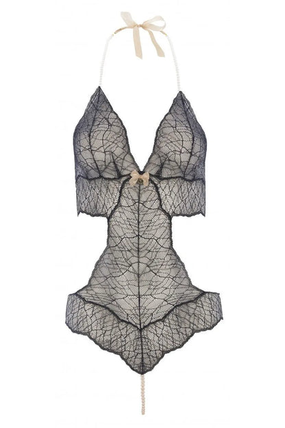 Body perles Sydney noir - LUXURY ALLEY dessous