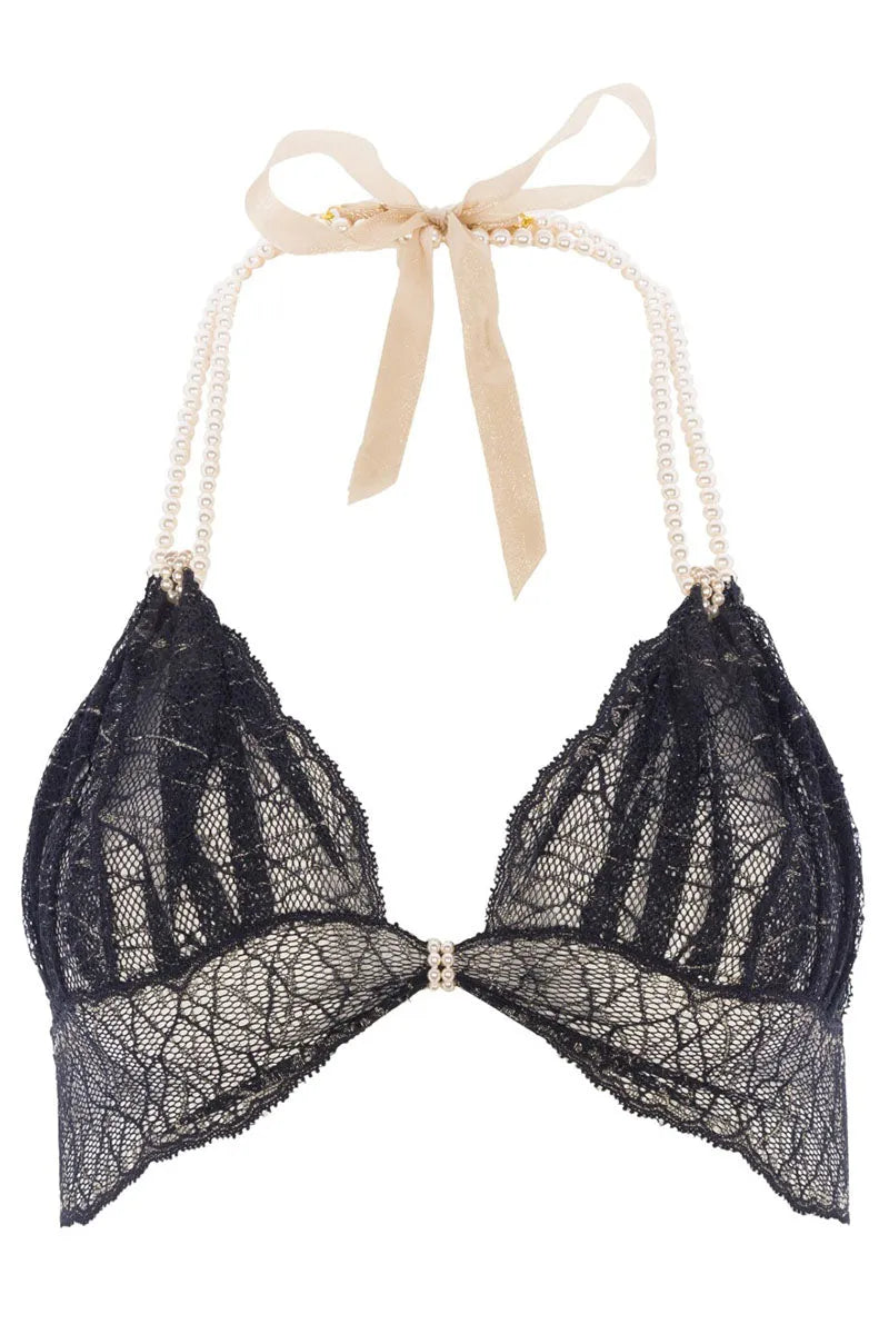 Soutien-gorge Sydney noir - LUXURY ALLEY dessous