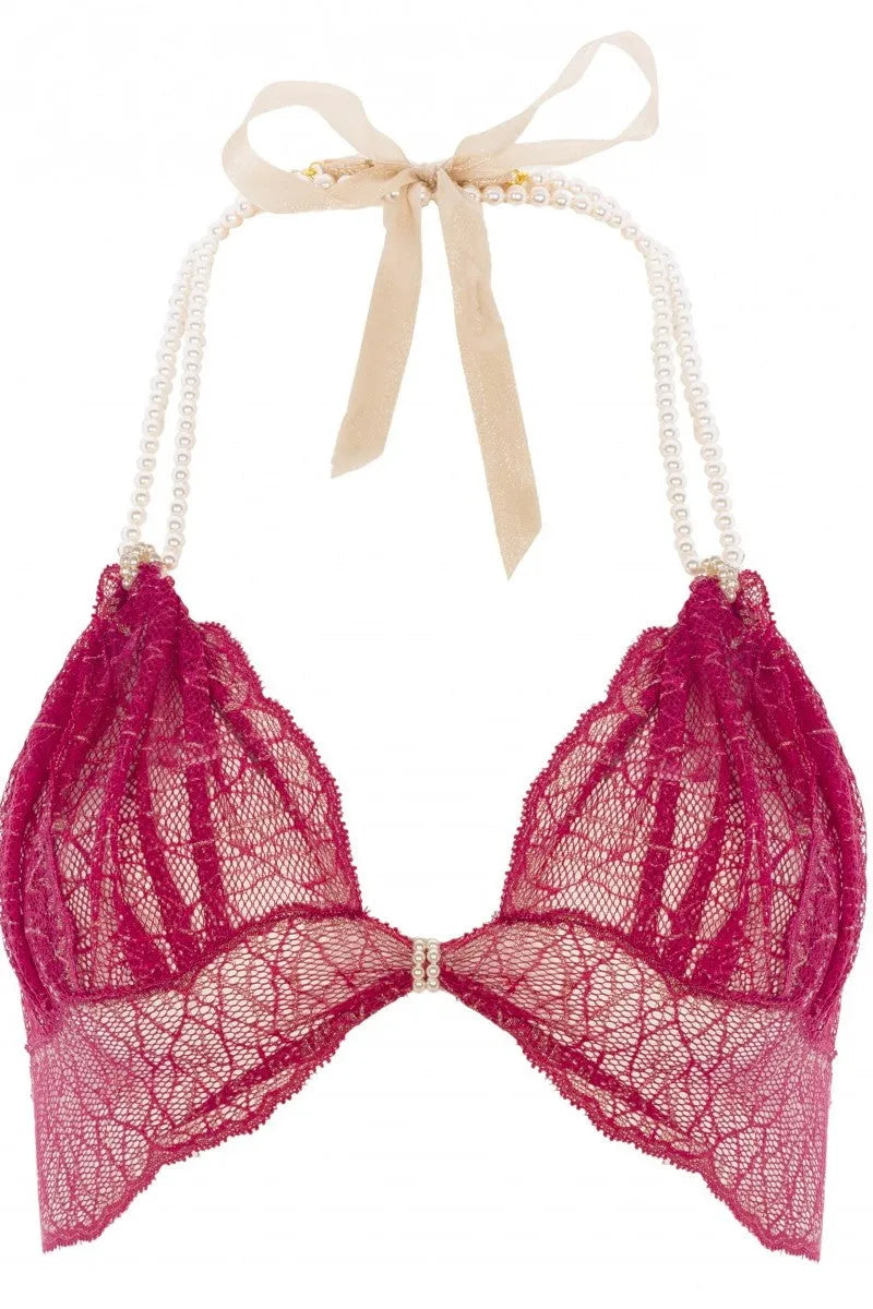 Soutien-gorge Sydney rouge - LUXURY ALLEY dessous