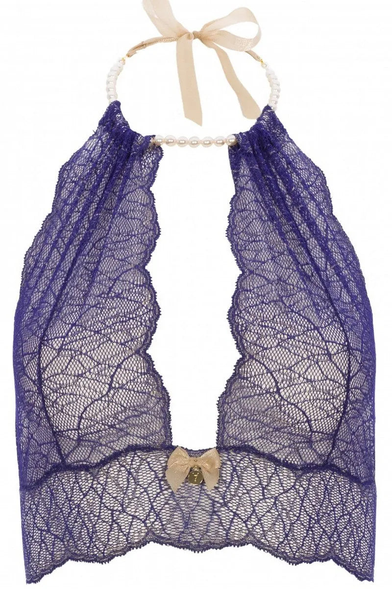 Brassière Sydney bleue - LUXURY ALLEY dessous