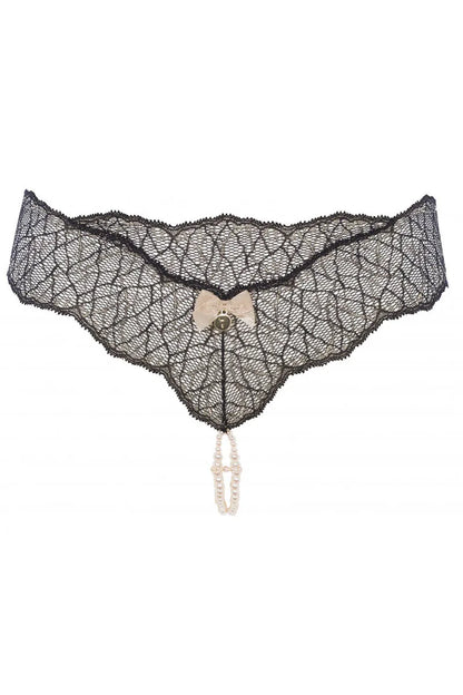 String Sydney double noir - LUXURY ALLEY dessous